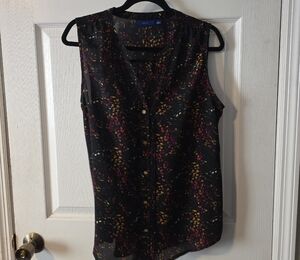 Apt. 9 Multicolor Sleeveless Blouse